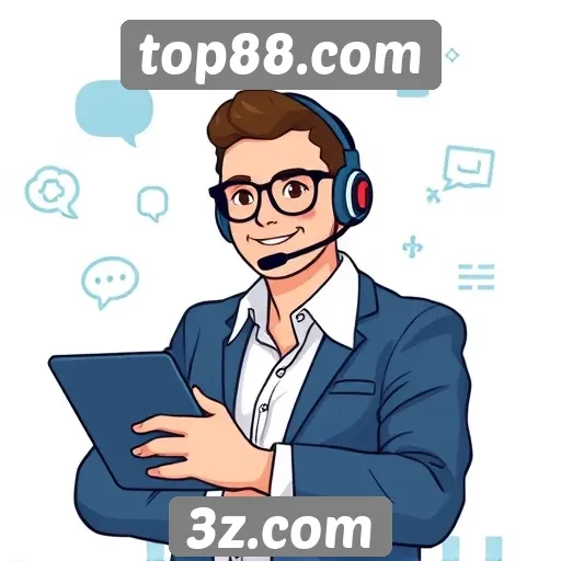 Suporte ao cliente oferecido pelo top88.com